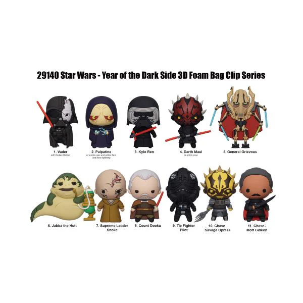 3D FOAM BAG CLIP YEAR OF THE DARK SIDE