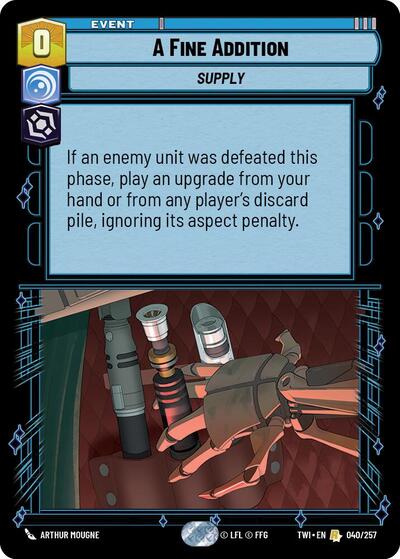 A Fine Addition  - Foil