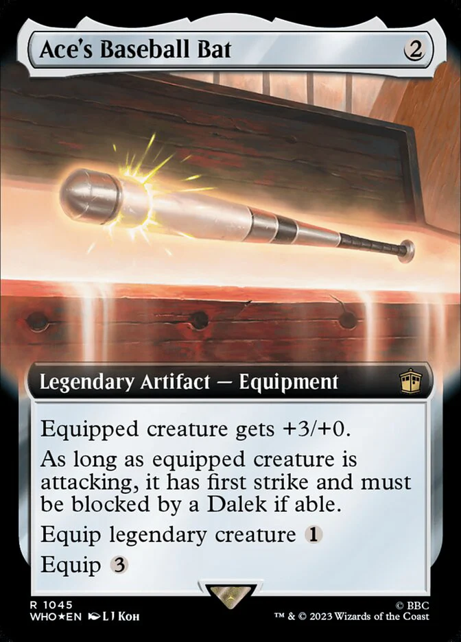 Ace's Baseball Bat - Extended Art - Legendary - Surge Foil (Foil)