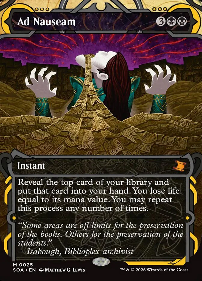 Ad Nauseam - Borderless - Inverted - Showcase