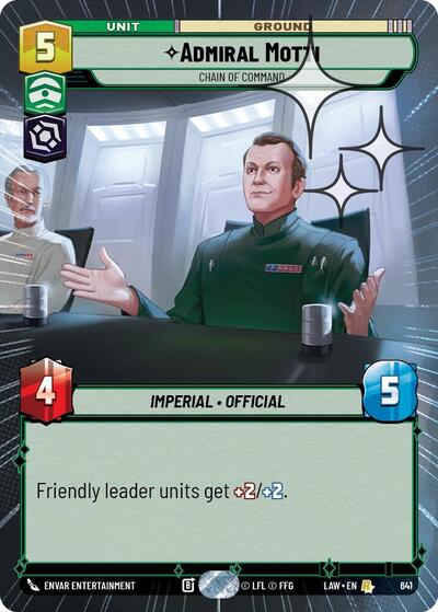 Admiral Motti - Chain of Command (Hyperspace) - Foil