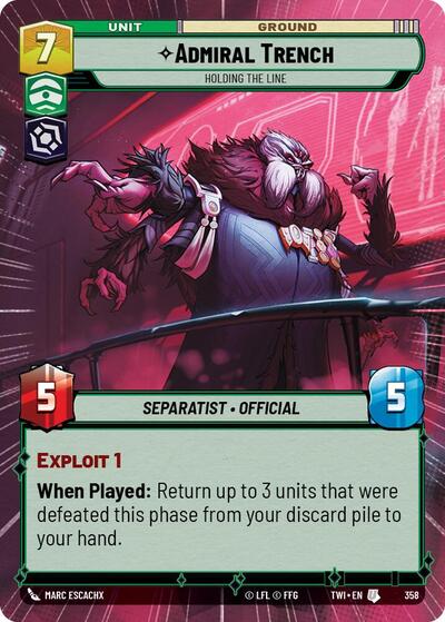 Admiral Trench - Holding the Line  (Hyperspace) - Foil