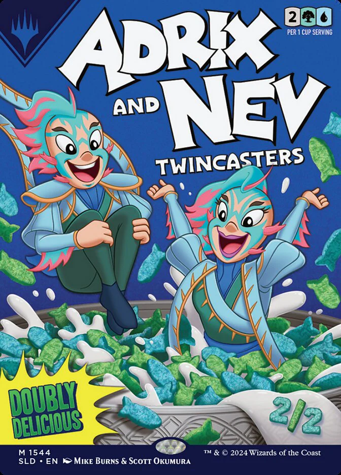 Adrix and Nev, Twincasters // Adrix and Nev, Twincasters - Borderless - Full Art - Legendary (Foil)