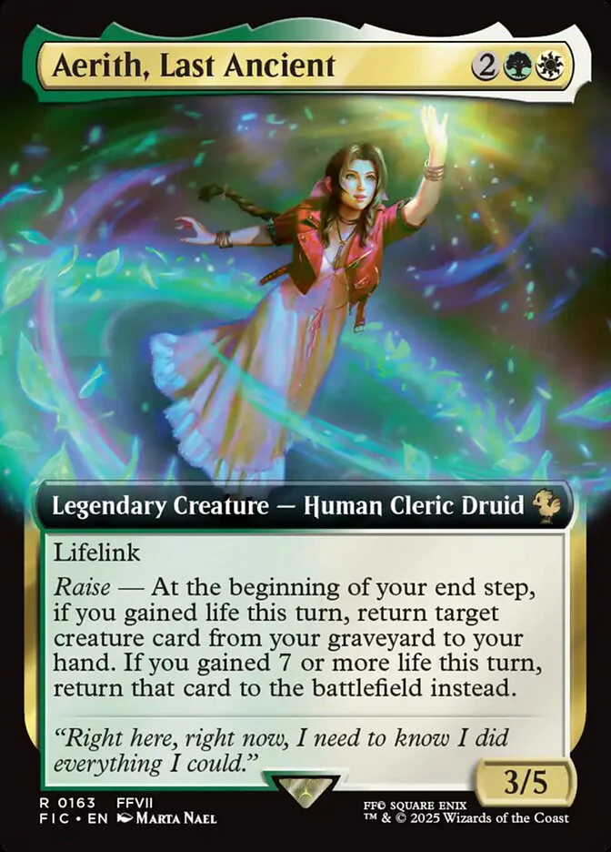 Aerith, Last Ancient - Extended Art - Legendary (Foil)