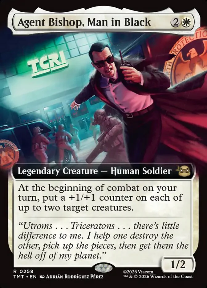Agent Bishop, Man in Black - Extended Art - Legendary