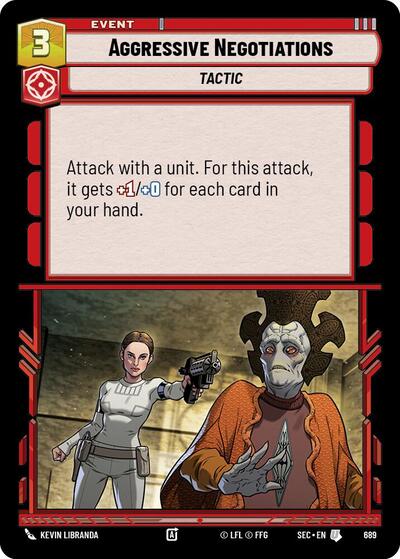 Aggressive Negotiations - Foil