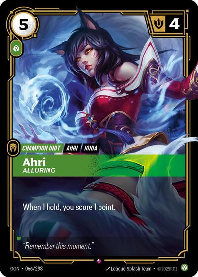 Ahri - Alluring - Foil