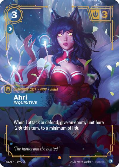 Ahri - Inquisitive - Foil