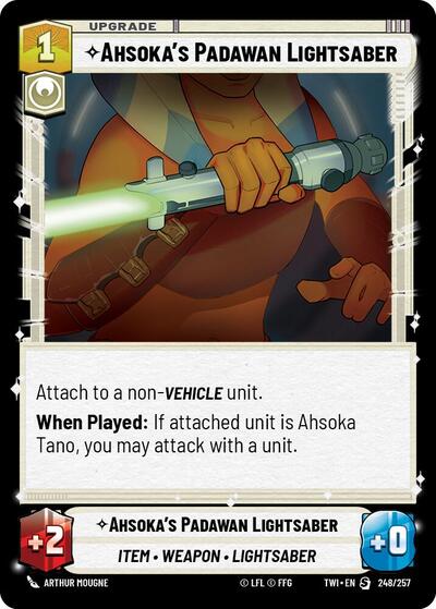 Ahsoka's Padawan Lightsaber  - Foil
