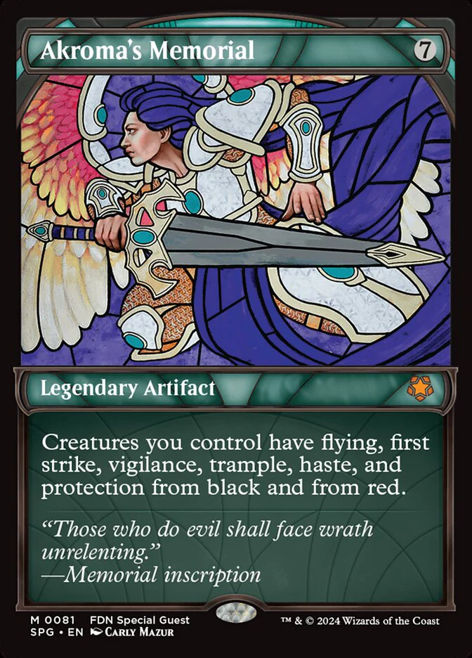 Akroma's Memorial - Inverted - Legendary - Showcase (Foil)