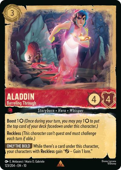 Aladdin - Barreling Through - Foil