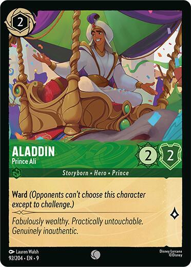 Aladdin - Prince Ali - Foil