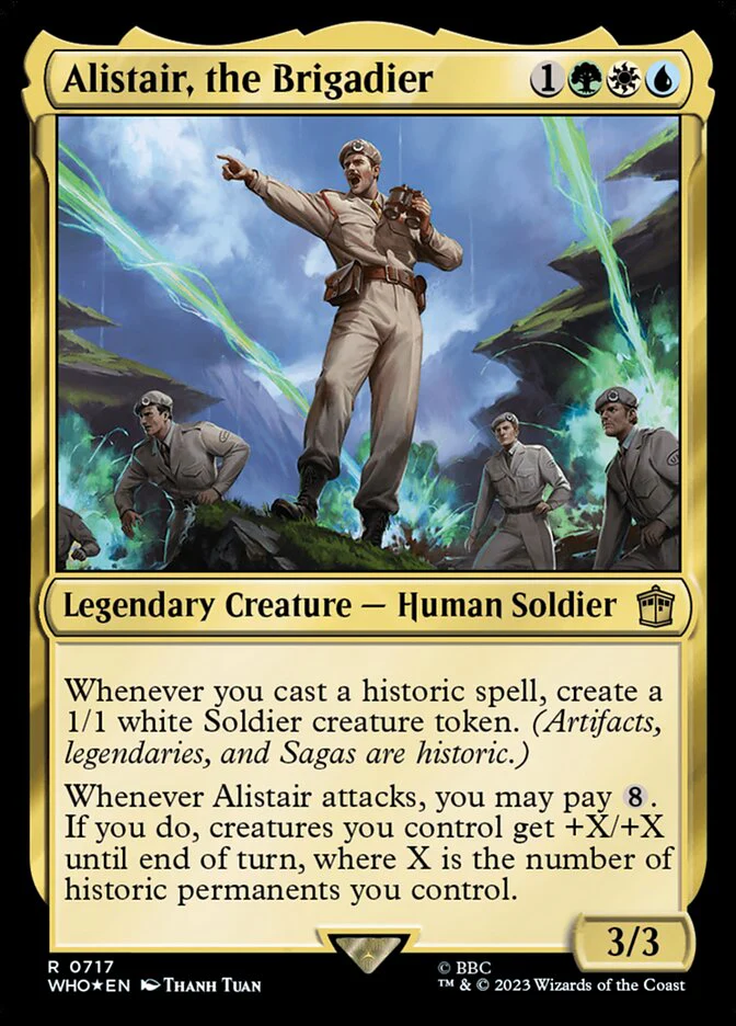 Alistair, the Brigadier - Legendary - Surge Foil (Foil)