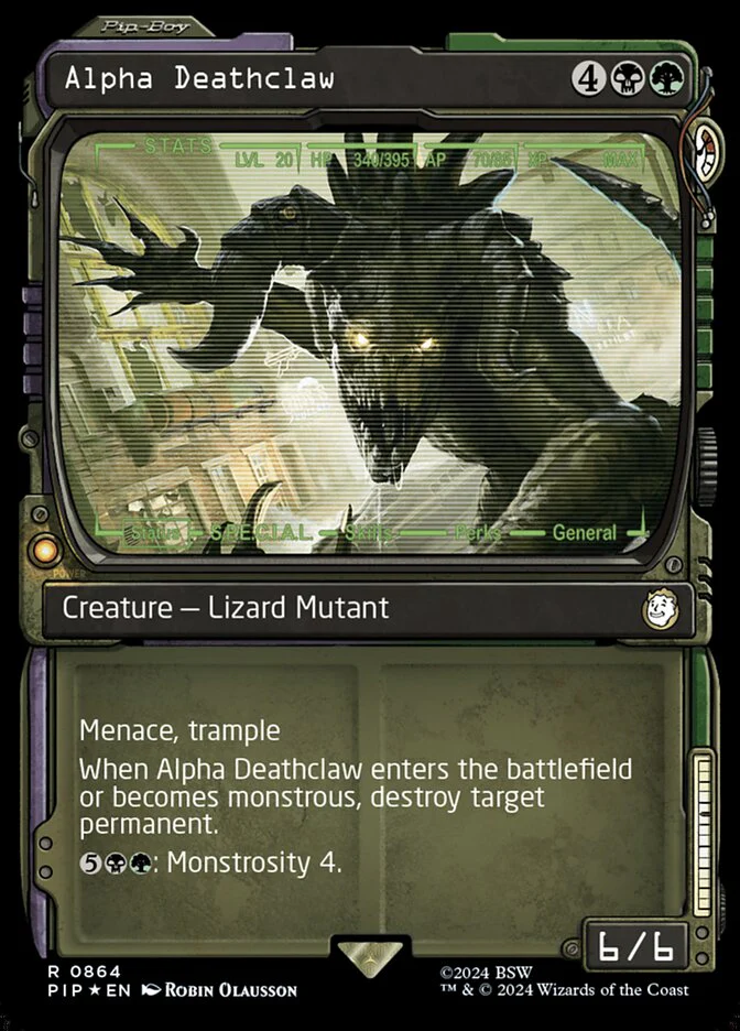 Alpha Deathclaw - Inverted - Showcase - Surge Foil (Foil)