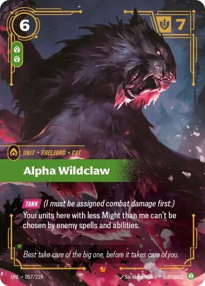 Alpha Wildclaw - Foil