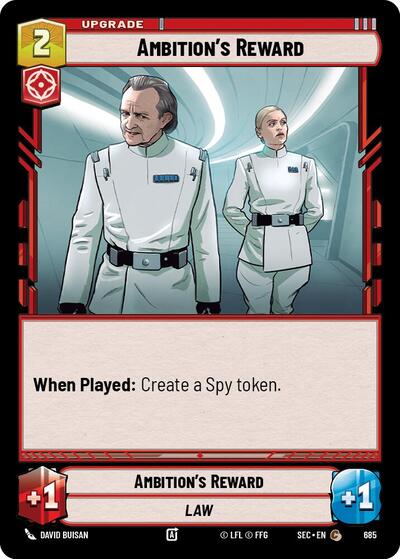 Ambition's Reward - Foil