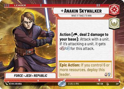 Anakin Skywalker - What it Takes to Win  (Hyperspace) - Foil