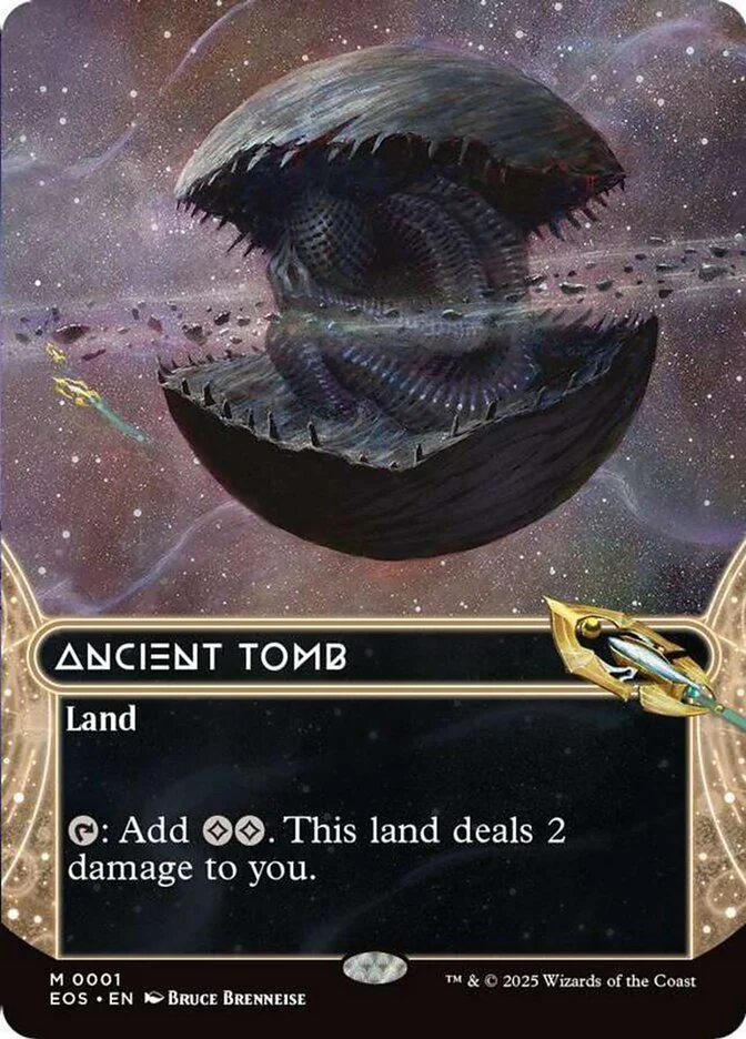 Ancient Tomb - Borderless - Full Art - Inverted (Foil)