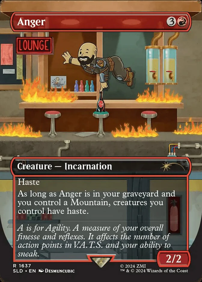 Anger - Borderless - Full Art