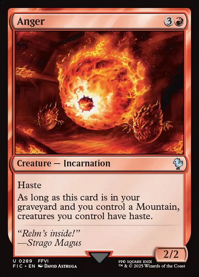 Anger (Foil)