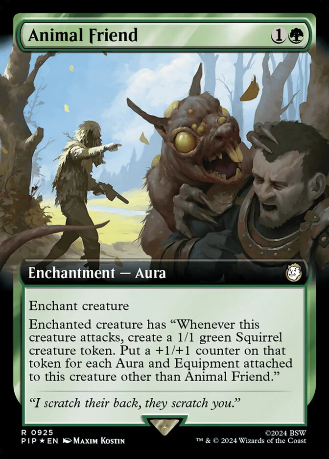 Animal Friend - Extended Art - Surge Foil (Foil)