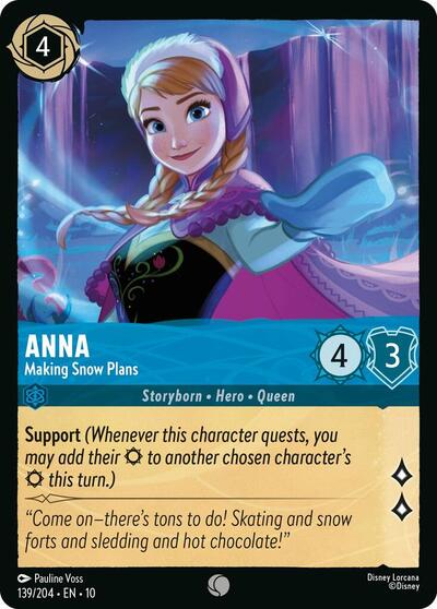 Anna - Making Snow Plans - Foil