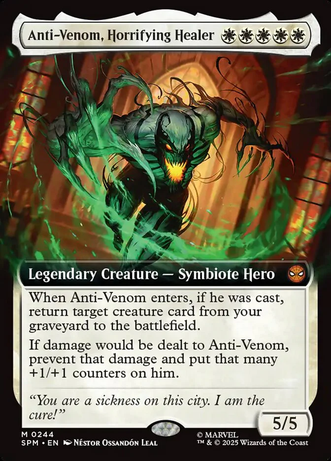 Anti-Venom, Horrifying Healer - Extended Art - Legendary (Foil)
