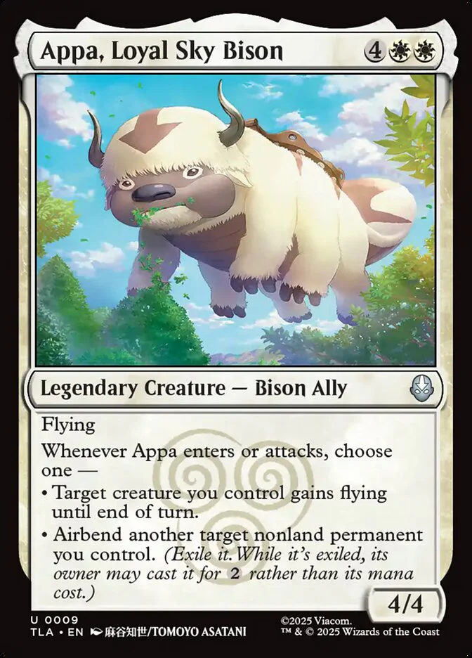 Appa, Loyal Sky Bison - Legendary
