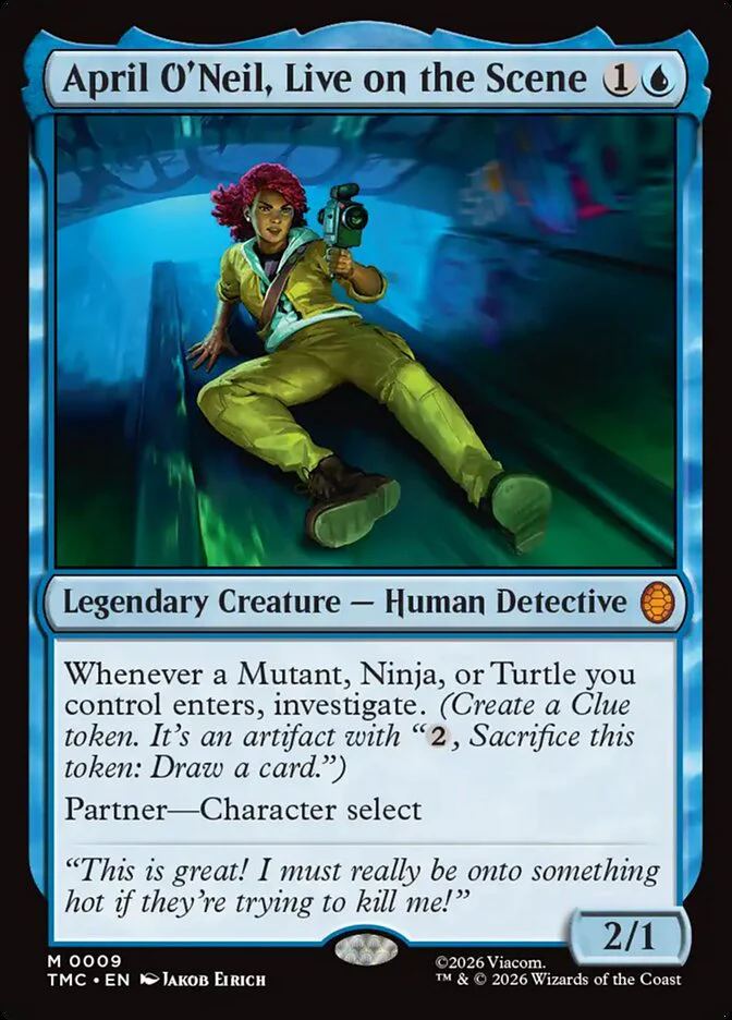 April O'Neil, Live on the Scene - Legendary (Foil)