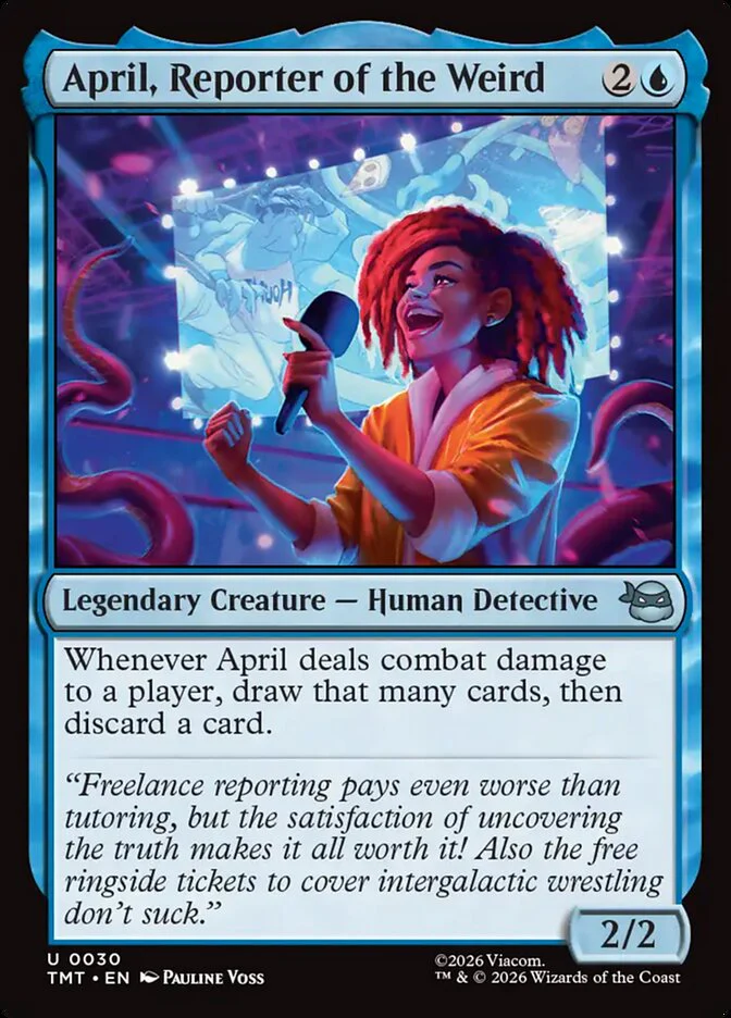 April, Reporter of the Weird - Legendary (Foil)