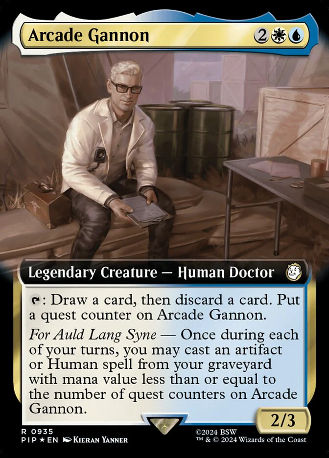 Arcade Gannon - Extended Art - Legendary - Surge Foil (Foil)