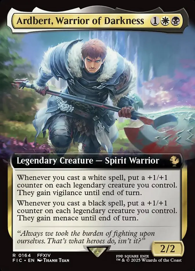 Ardbert, Warrior of Darkness - Extended Art - Legendary