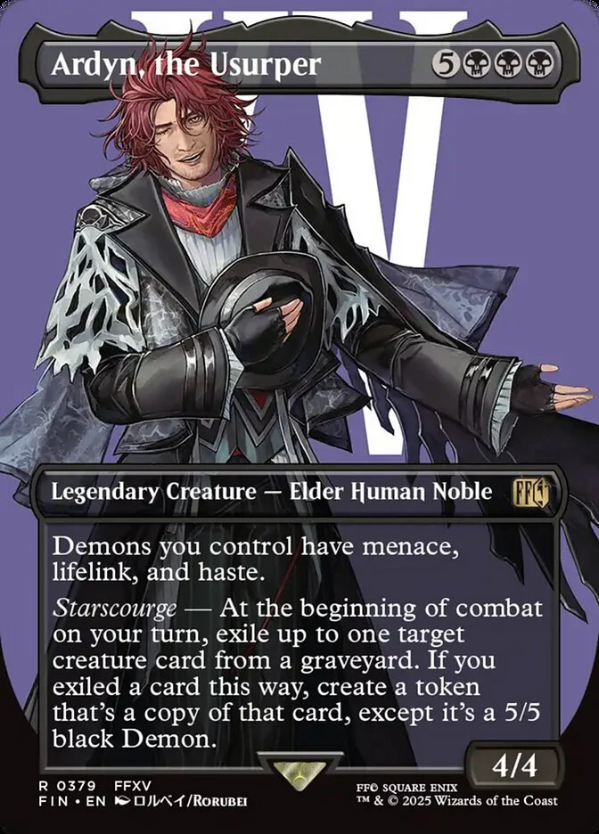 Ardyn, the Usurper - Borderless - Full Art - Inverted - Legendary (Foil)
