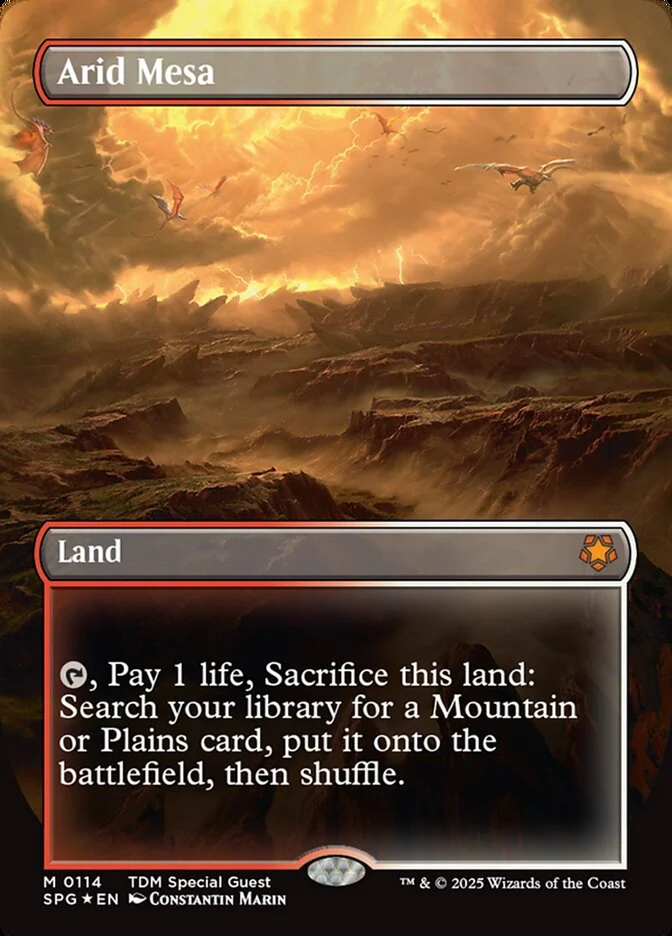 Arid Mesa - Borderless - Full Art - Inverted (Foil)