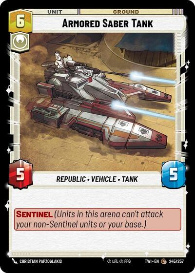 Armored Saber Tank  - Foil