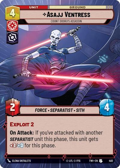 Asajj Ventress - Count Dooku's Assassin  (Hyperspace)