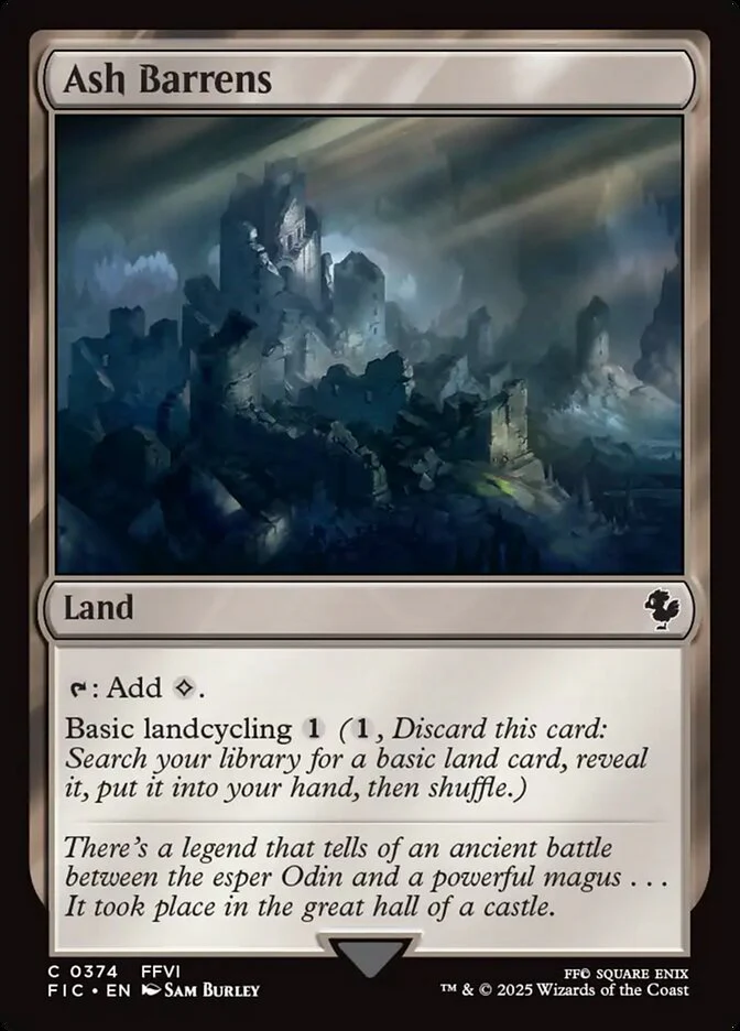 Ash Barrens (Foil)