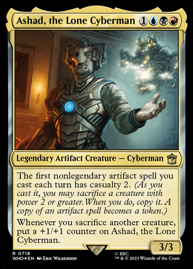 Ashad, the Lone Cyberman - Legendary - Surge Foil (Foil)