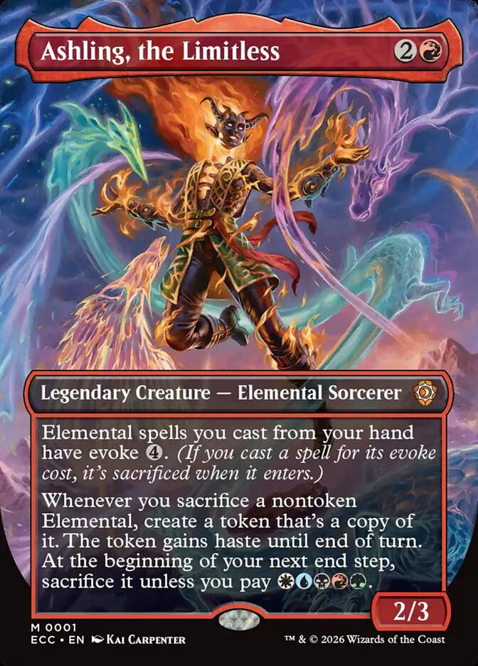 Ashling, the Limitless - Borderless - Full Art - Inverted - Legendary (Foil)