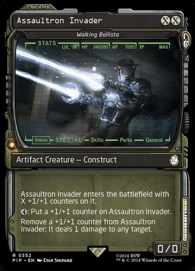 Assaultron Invader - Walking Ballista - Inverted - Showcase