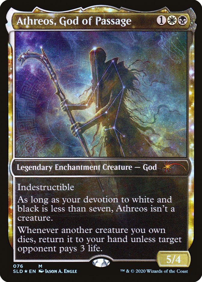 Athreos, God of Passage - Full Art - Enchantment - Legendary - Showcase - Inverted (Foil)