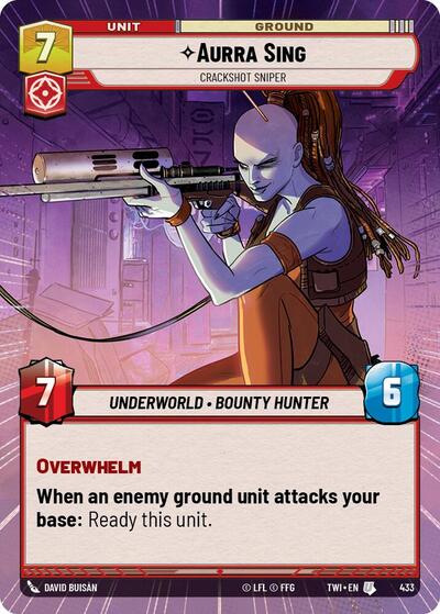 Aurra Sing - Crackshot Sniper  (Hyperspace) - Foil