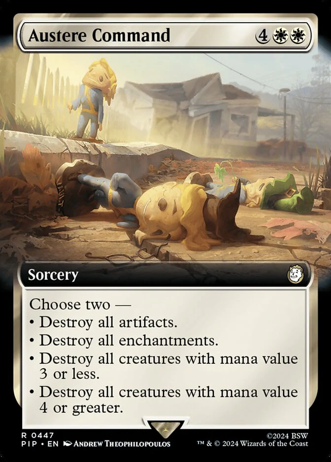 Austere Command - Extended Art (Foil)