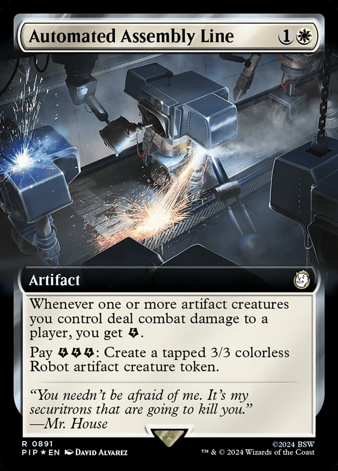 Automated Assembly Line - Extended Art - Surge Foil (Foil)
