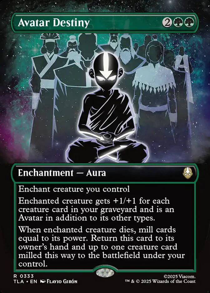 Avatar Destiny - Borderless - Enchantment - Inverted (Foil)