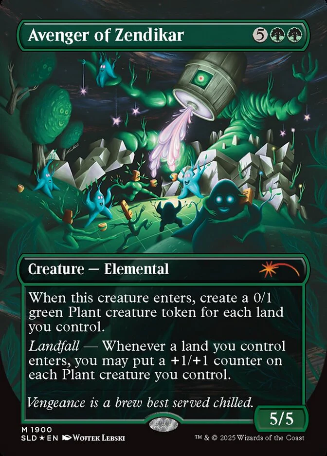 Avenger of Zendikar - Borderless - Full Art - Inverted (Foil)