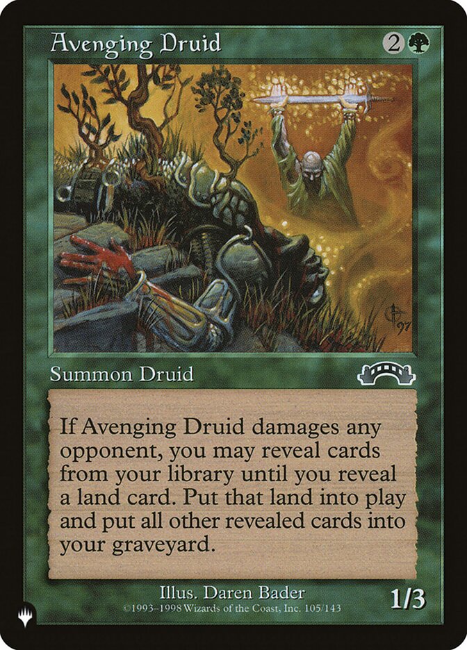 Avenging Druid - Retro Frame