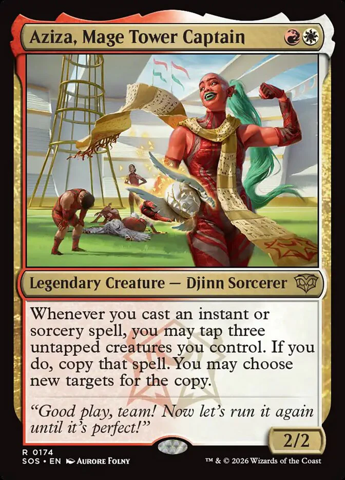 Aziza, Mage Tower Captain - Legendary