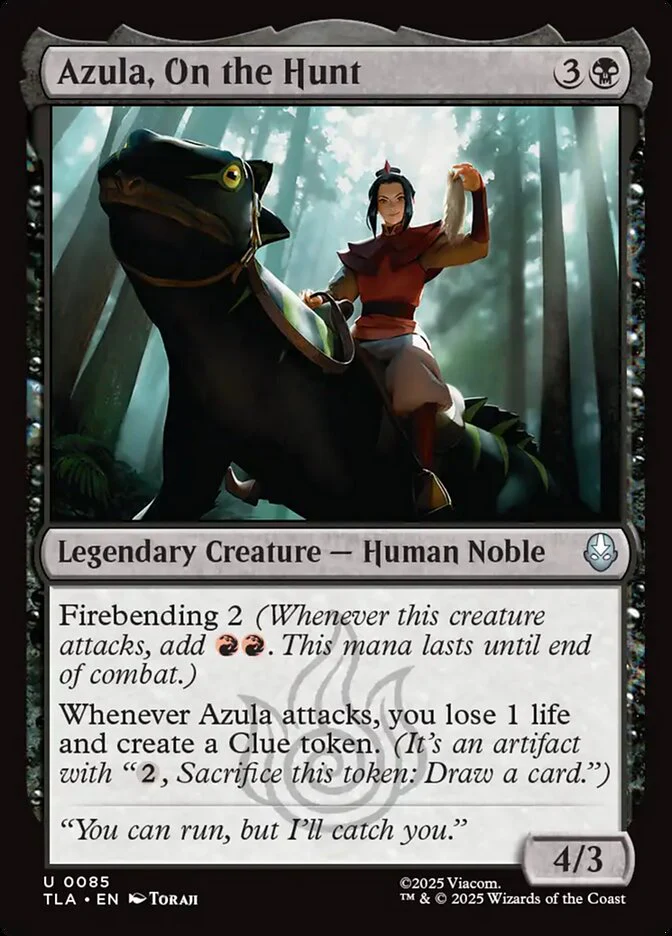 Azula, On the Hunt - Legendary