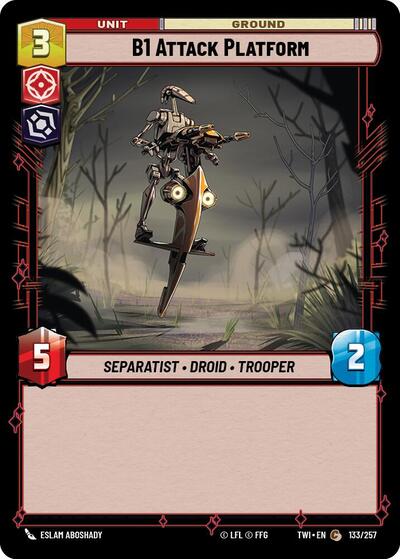 B1 Attack Platform  - Foil